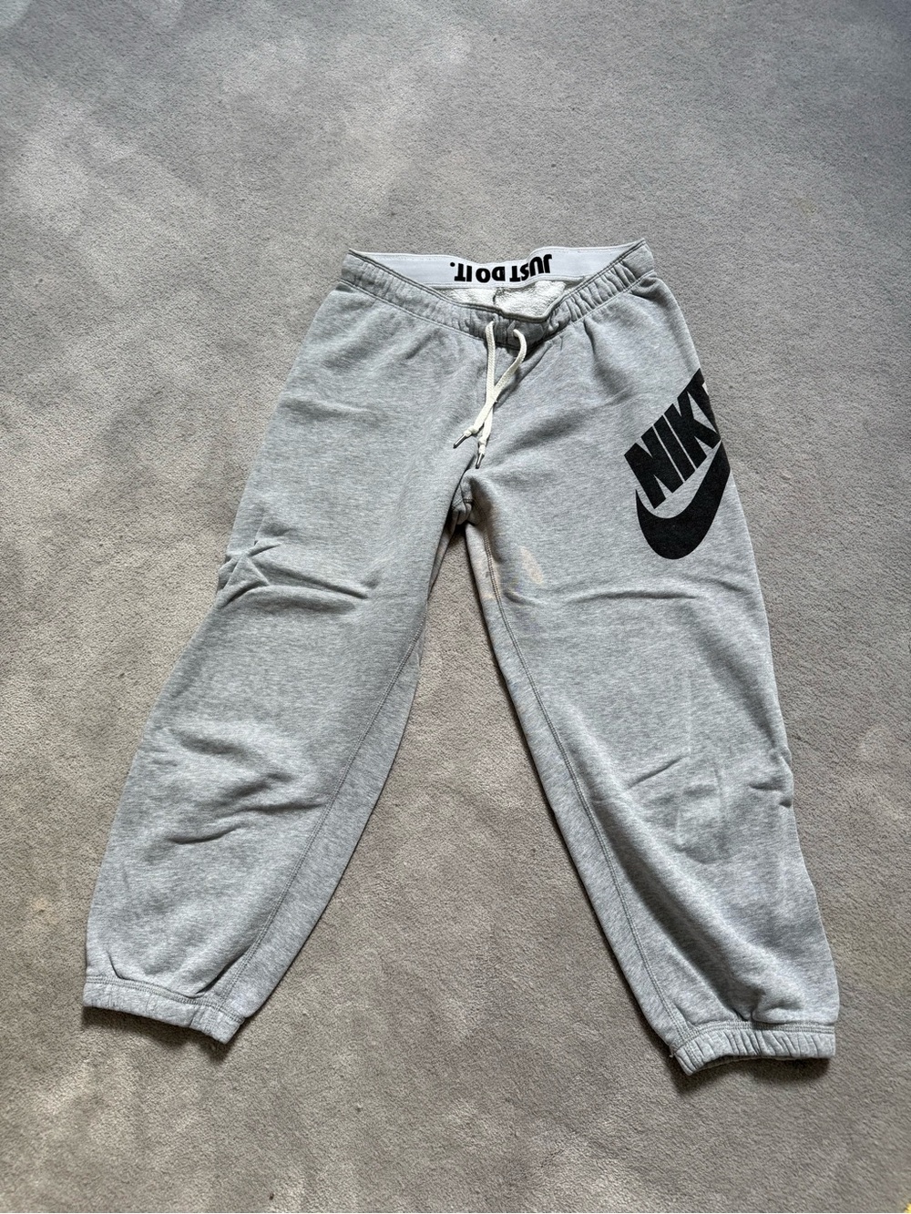 Nike and Abercrombie Grey Logo Sweatpants